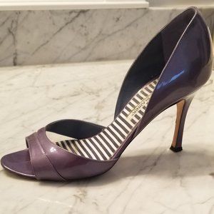 Manolo Blahnik Canti/Blue/Grey Heel Shoes